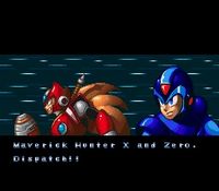une photo d'Ã©cran de Mega Man X-3 sur Nintendo Super Nes
